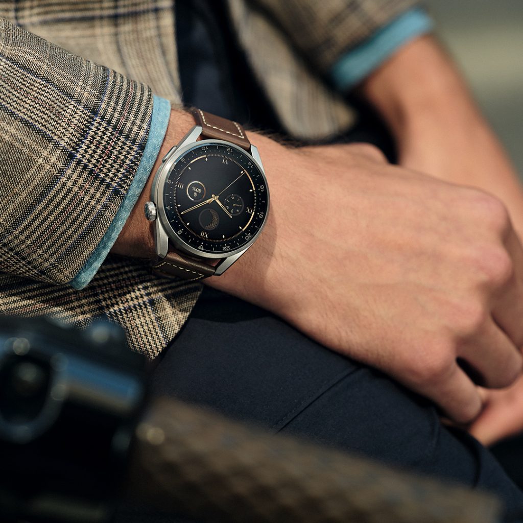 Smartwatch on man's wrist