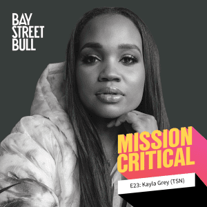 Mission Critical podcast cover art with Kayla Grey