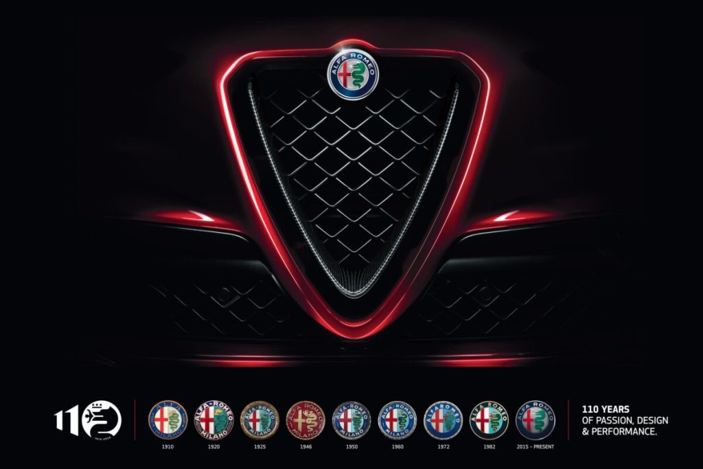 Alfa Romeo 110 Anniversary Poster Design