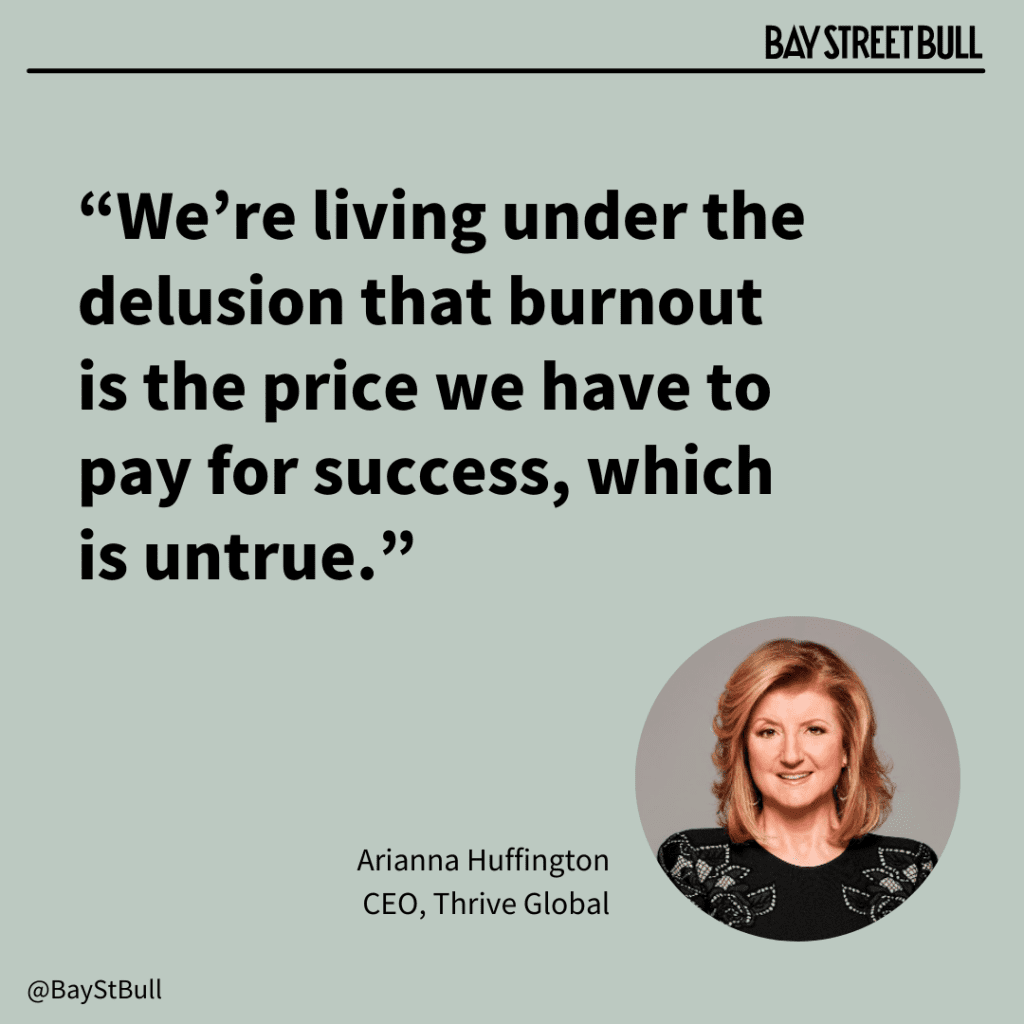 Arianna Huffington Thrive Global quote