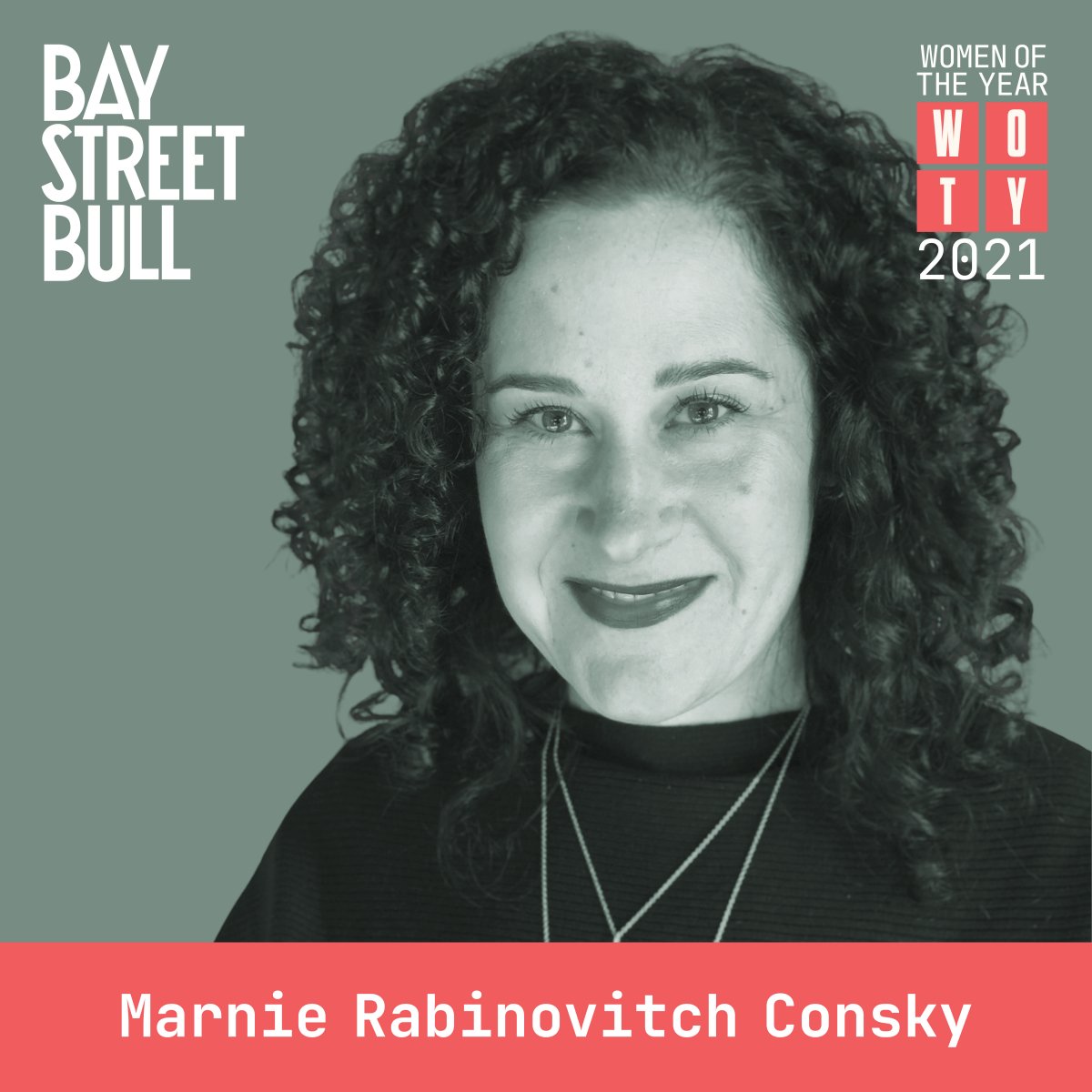 black and white photo of Marnie Rabinovitch Consky
