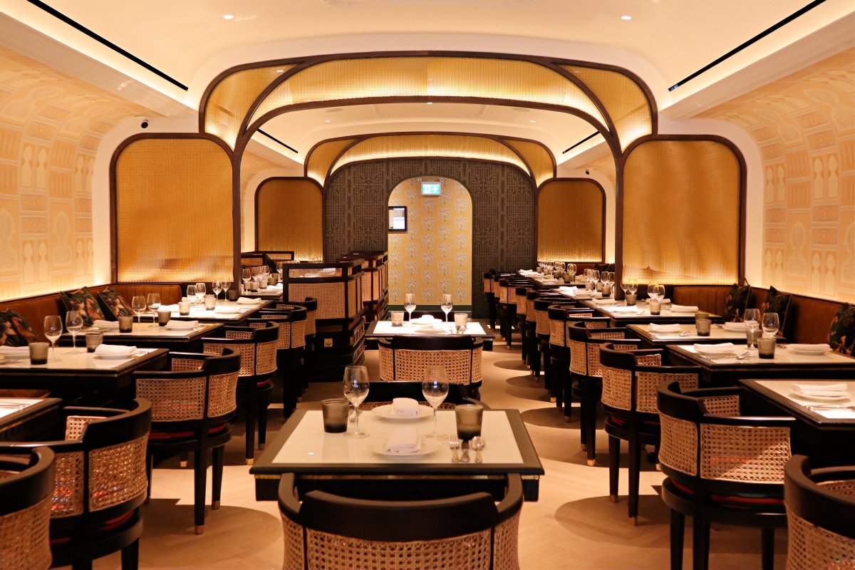 Photo of Adrak's main dining room.