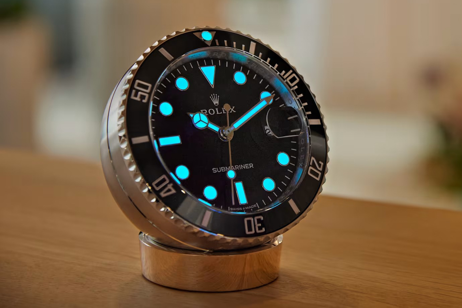 Rolex Unveils Submariner Desk Clock Line