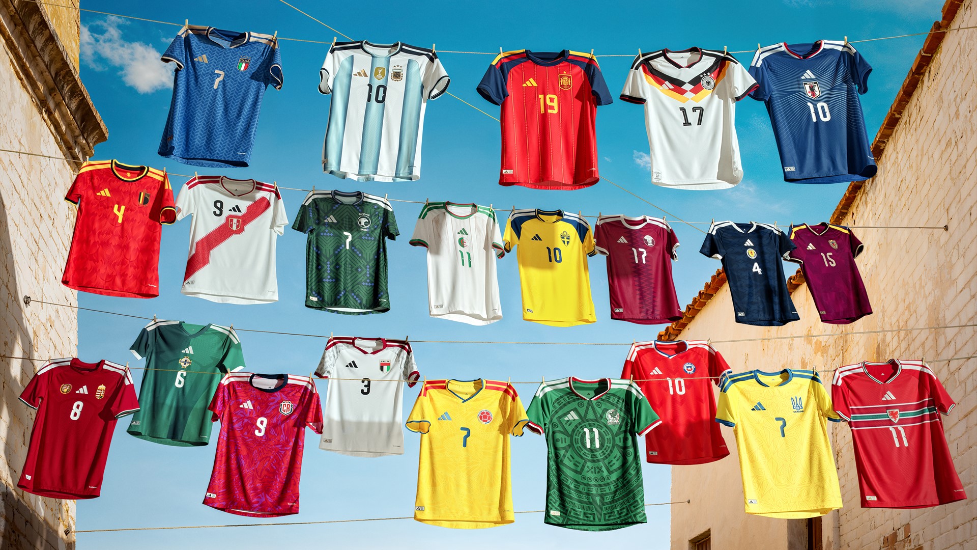 Adidas Unveils Record World Cup Kit Range
