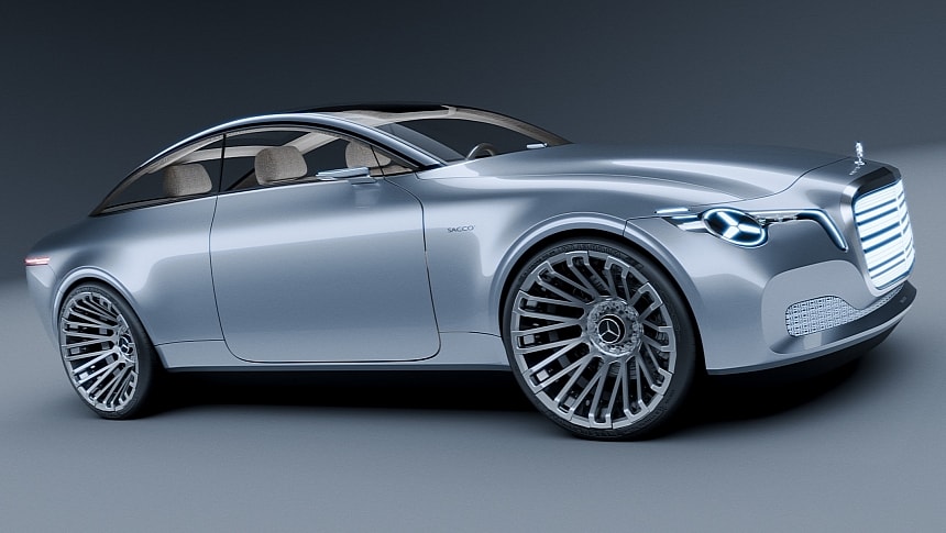 Vision-E Imagines Electric Revival of E-Class Coupe