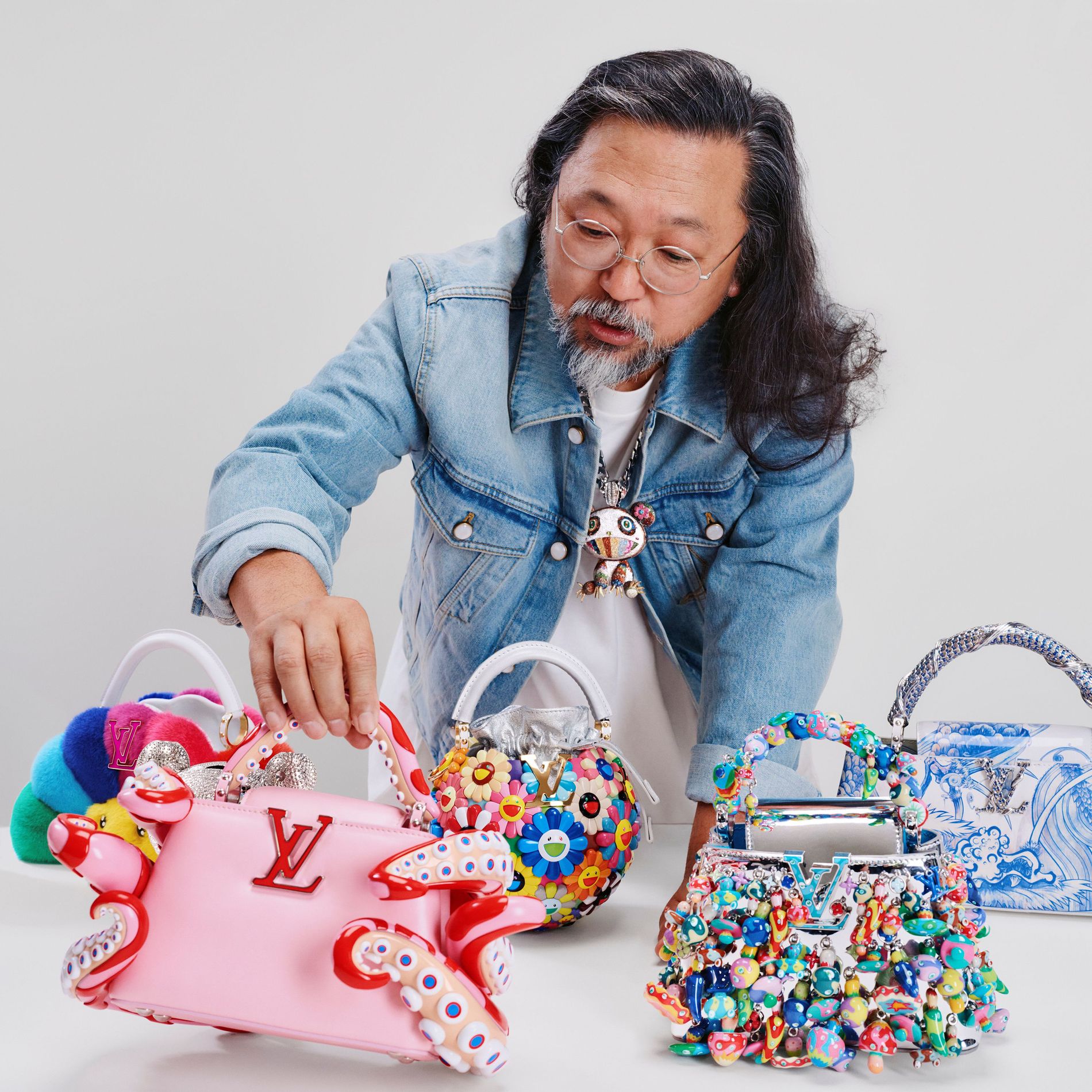 Murakami Reimagines Louis Vuitton Capucines Bags